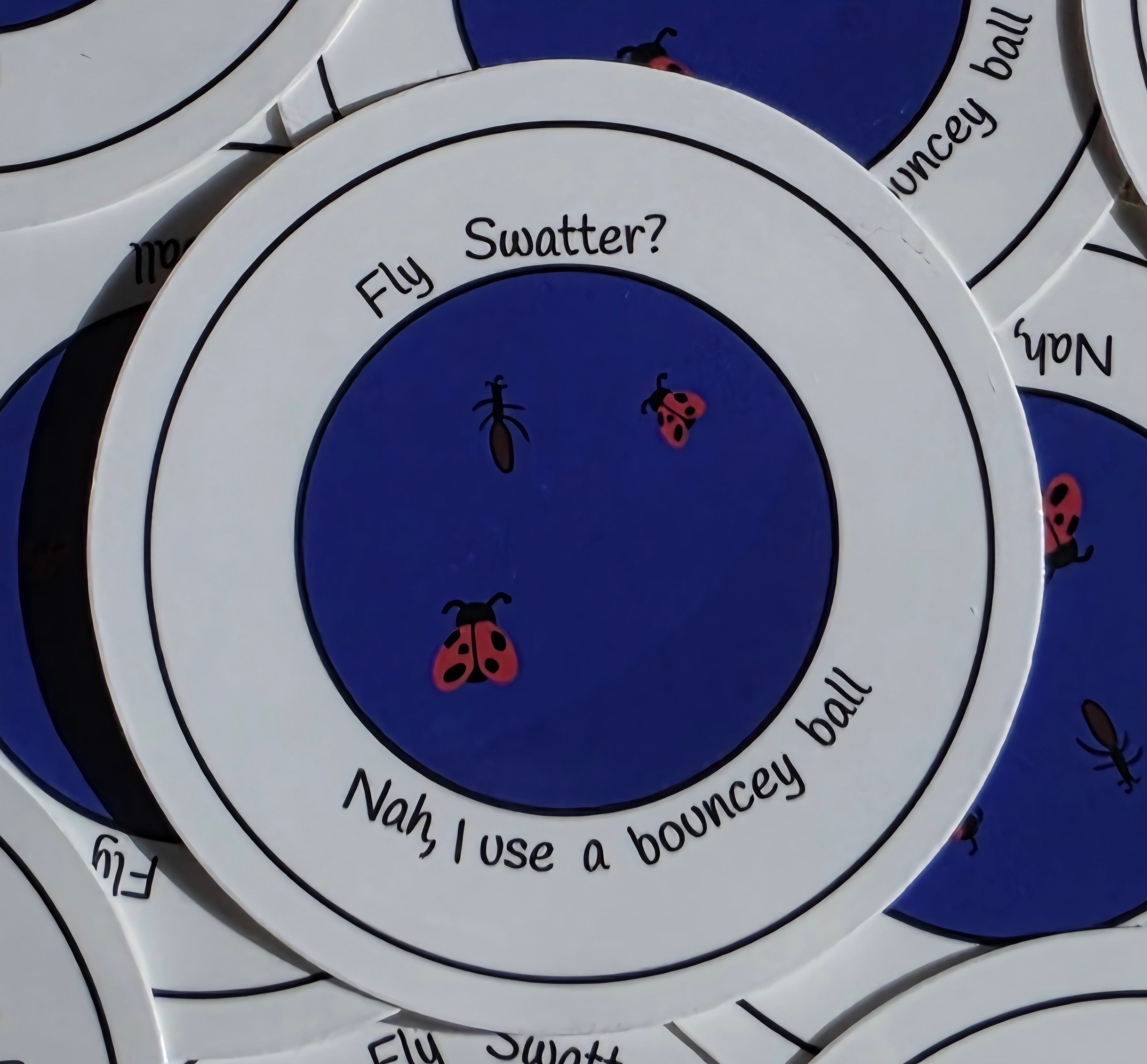 Fly Swatter Sticker