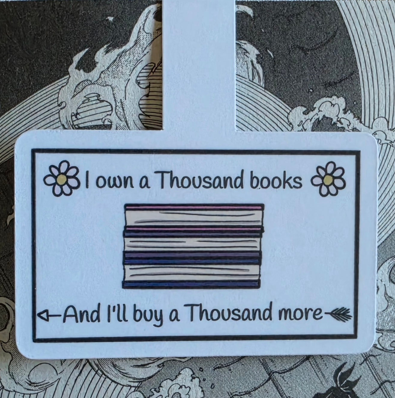 Thousand Books Magnetic Bookmark