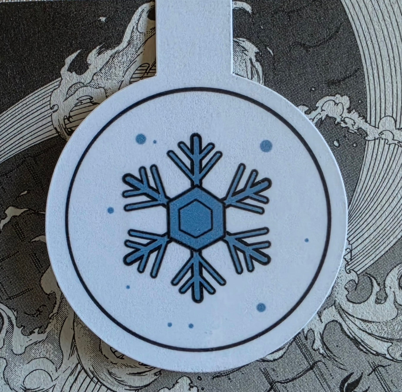 Snowflake Magnetic Bookmark