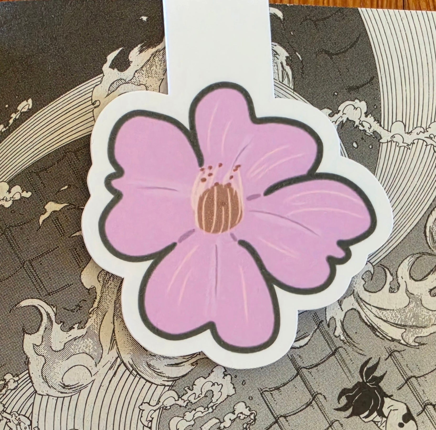 Cherry Blossom Magnetic Bookmark
